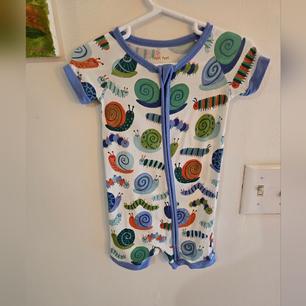 Little Sleepies Inchin' Along Shorty Zippy